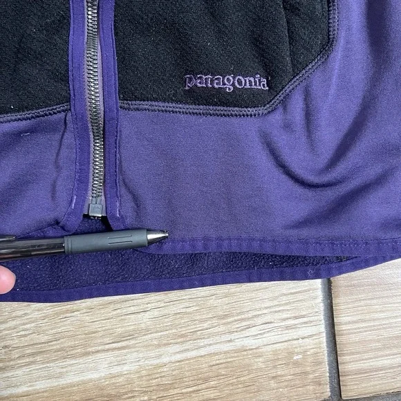 VTG Patagonia Womens L Large Piton Hybrid Fleece Polartec Sweatshirt Jacket - Picture 5 of 11